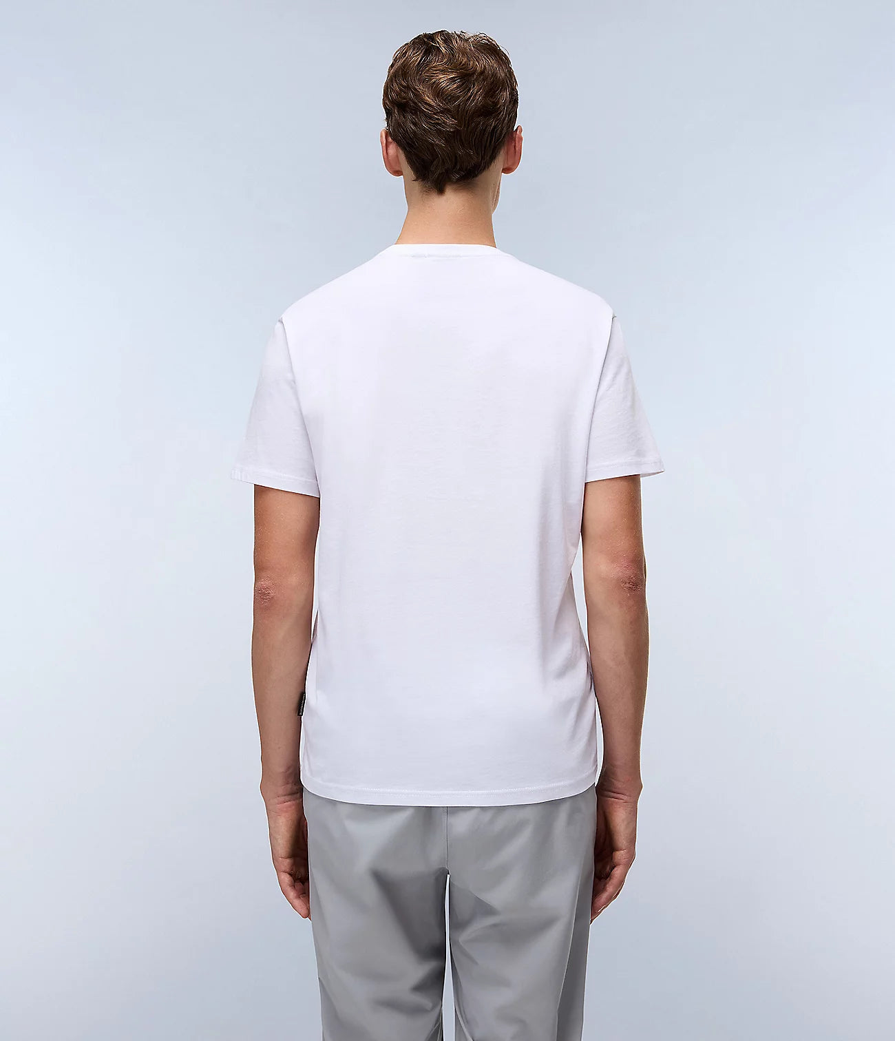 NAPAPIJRI T-Shirt girocollo maniche corte con bandierina ricamata sul petto SALIS SS SUM