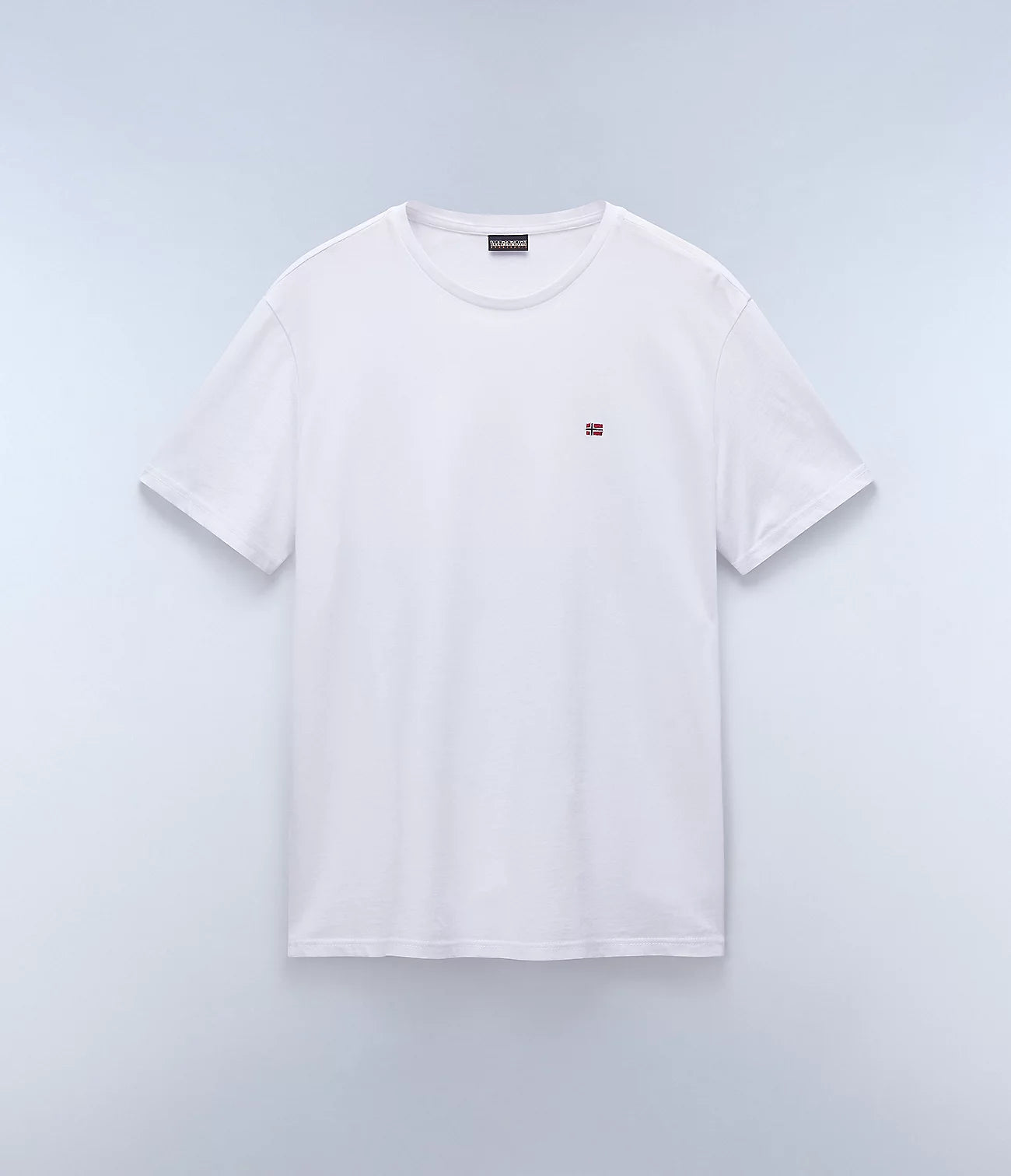 NAPAPIJRI T-Shirt girocollo maniche corte con bandierina ricamata sul petto SALIS SS SUM