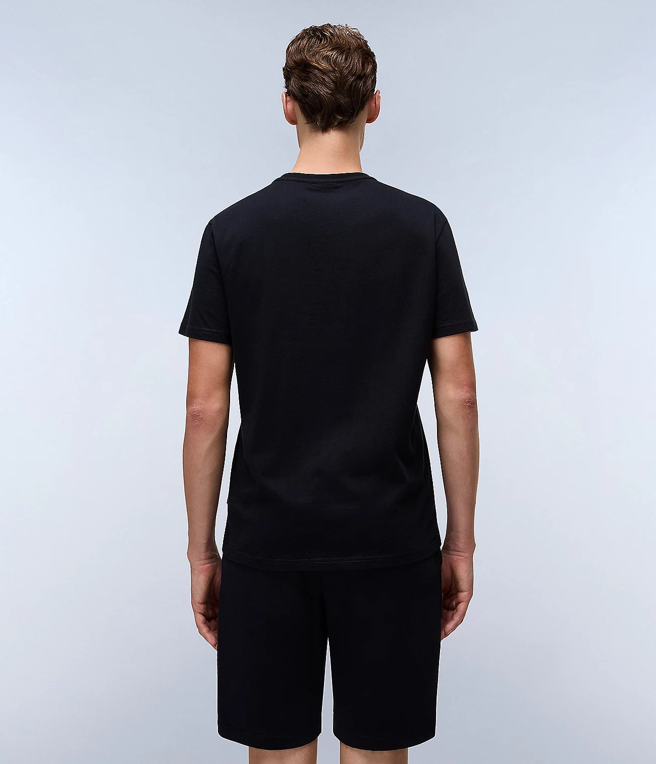 NAPAPIJRI T-Shirt girocollo maniche corte con bandierina ricamata sul petto SALIS SS SUM