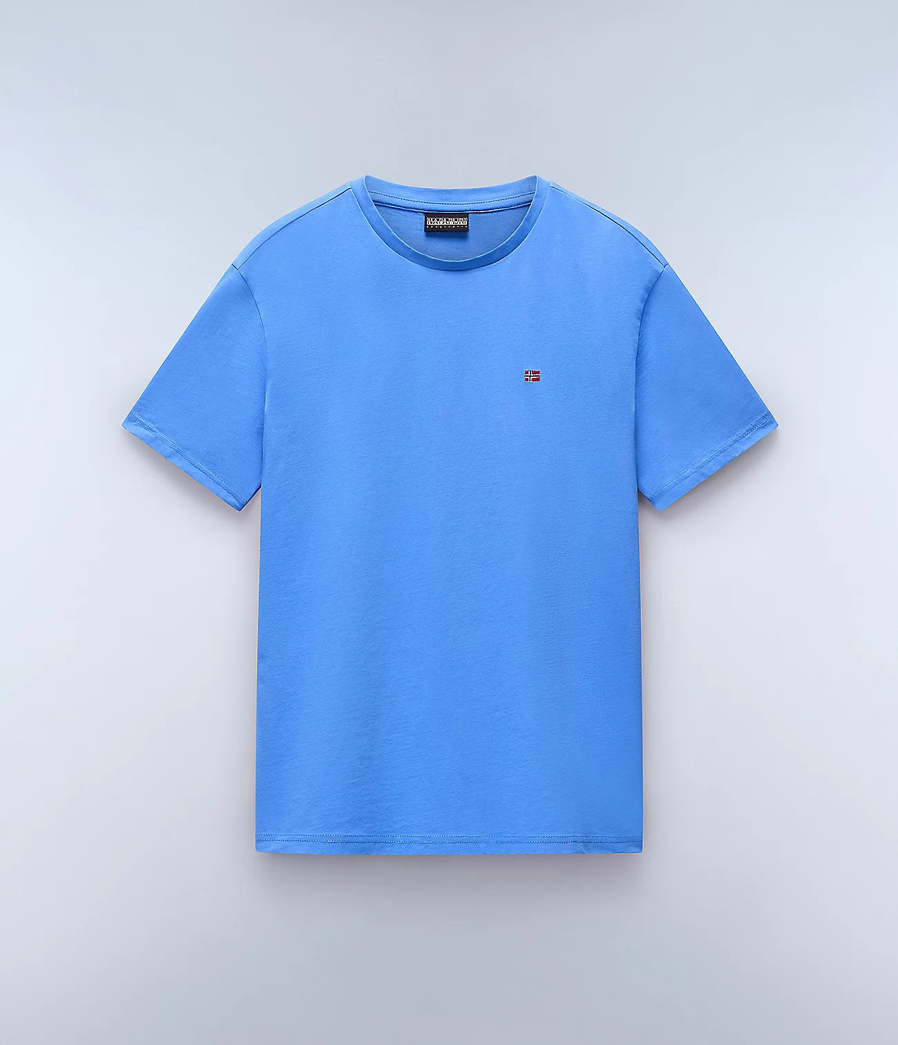 NAPAPIJRI T-Shirt girocollo maniche corte con bandierina ricamata sul petto SALIS SS SUM