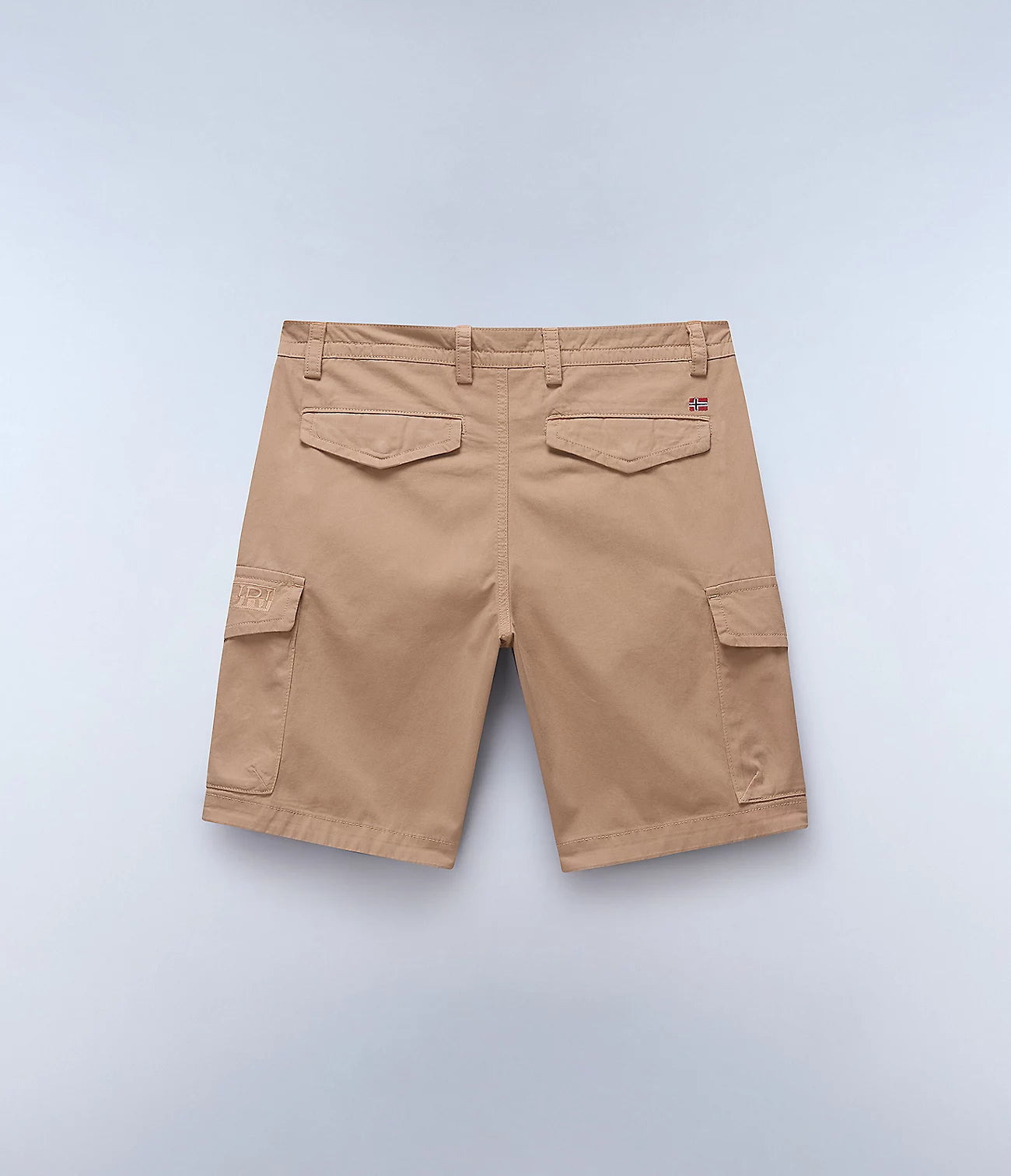NAPAPIJRI Bermuda uomo con tasconi laterali beige N-DELINE