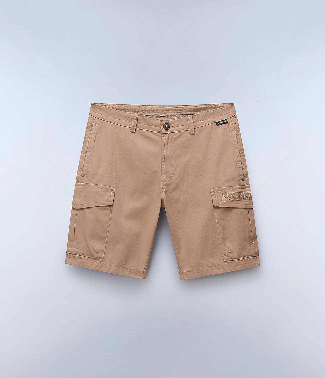NAPAPIJRI Bermuda uomo con tasconi laterali beige N-DELINE