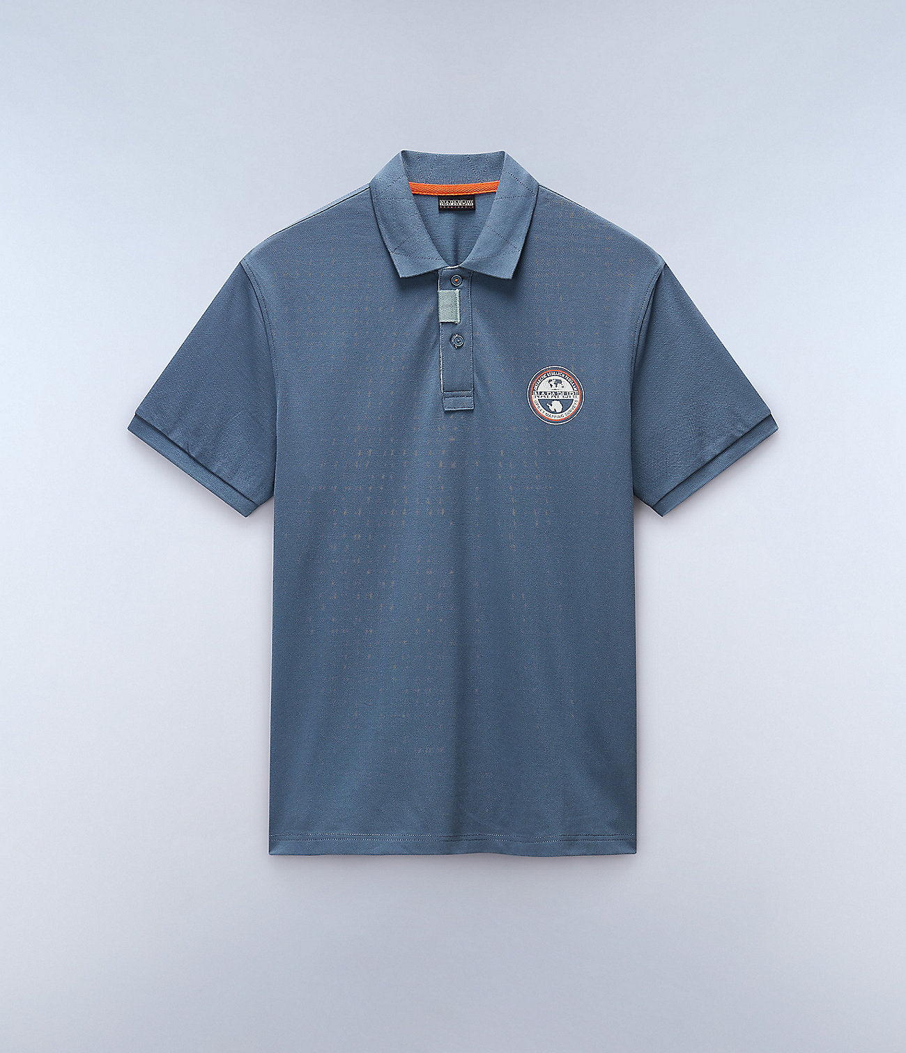 NAPAPIJRI Polo uomo maniche corte logo bollo sul petto E-CLANIS