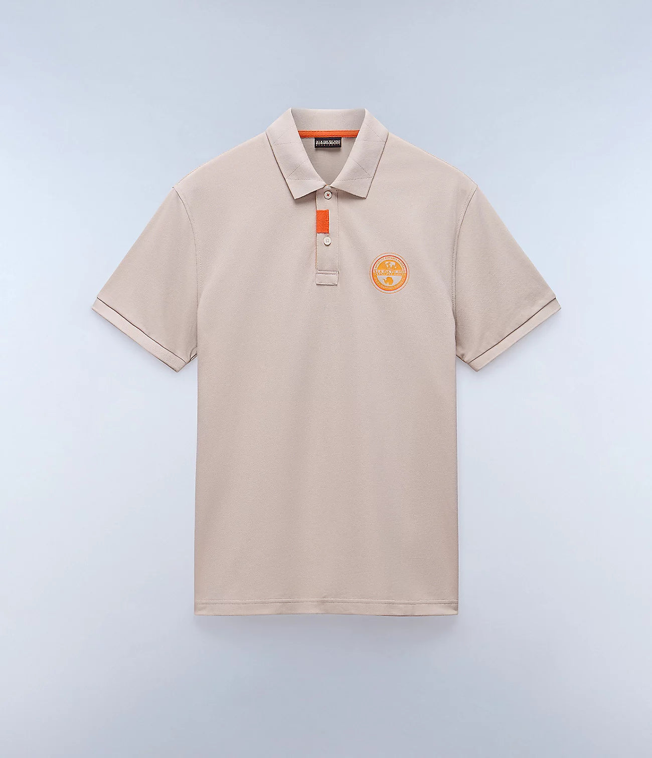 NAPAPIJRI Polo uomo maniche corte logo bollo sul petto E-CLANIS