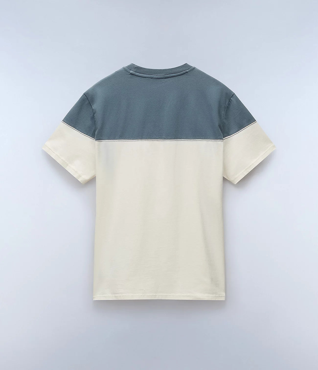 NAPAPIJRI T-shirt uomo girocollo maniche corte bicolore con logo frontale S-SATURNIA SS