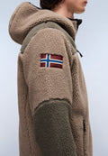 NAPAPIJRI Giubbotto felpa in pile multicolor YUPIK FZH 3