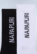 NAPAPIJRI Bipack di calzini in spugna HOKU SOCKS bianco e nero