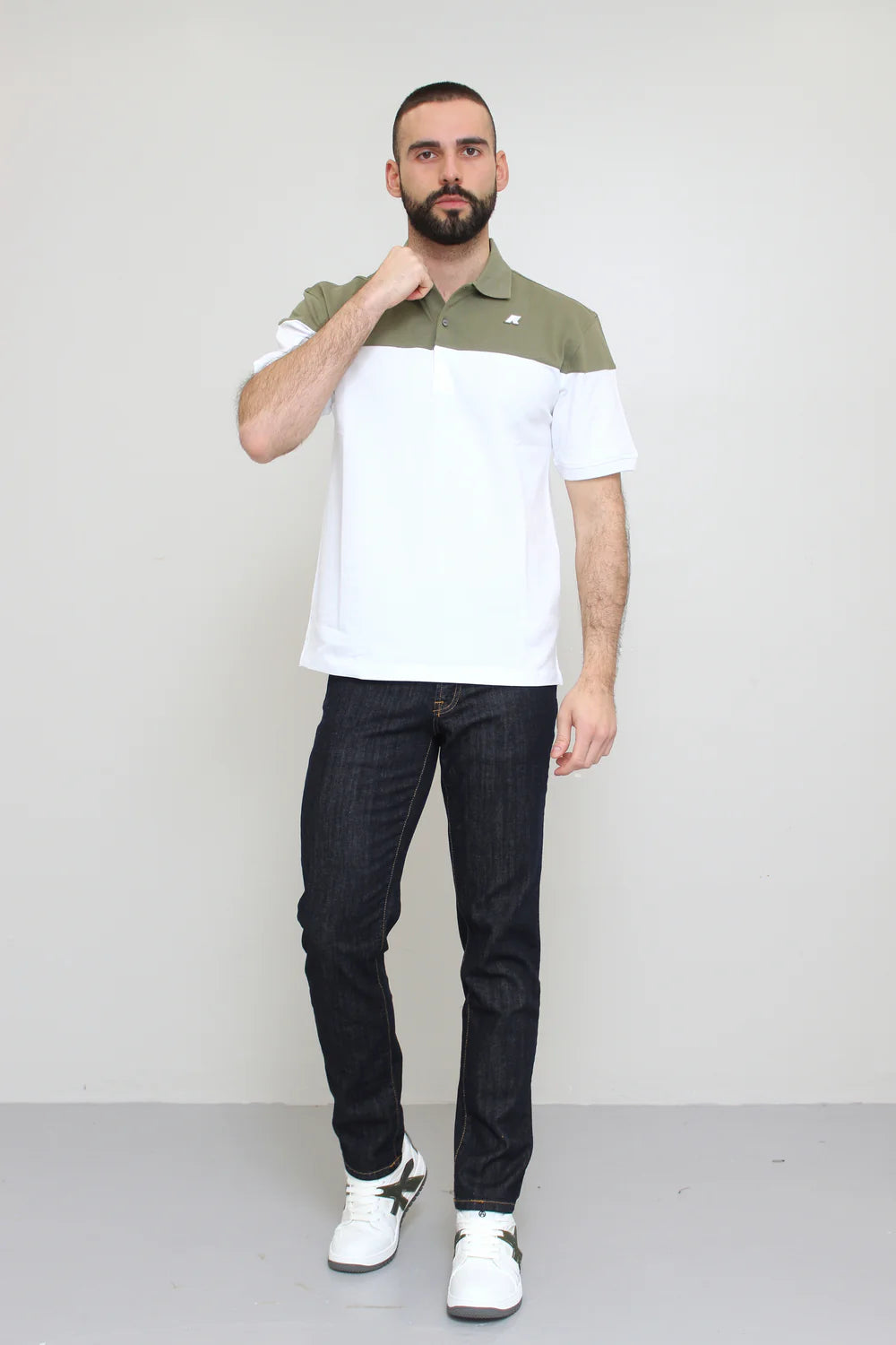 K-WAY Polo uomo bicolor