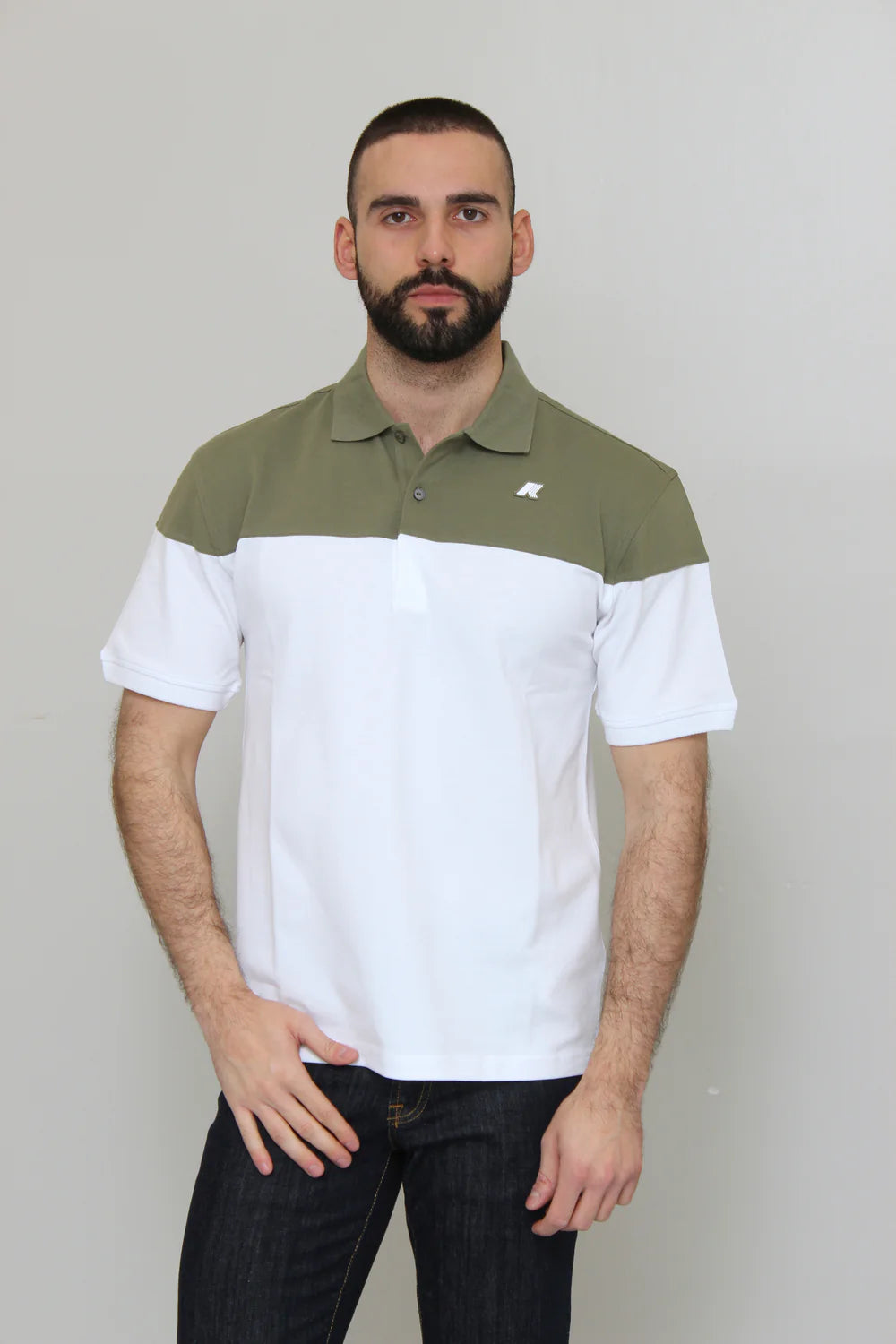 K-WAY Polo uomo bicolor