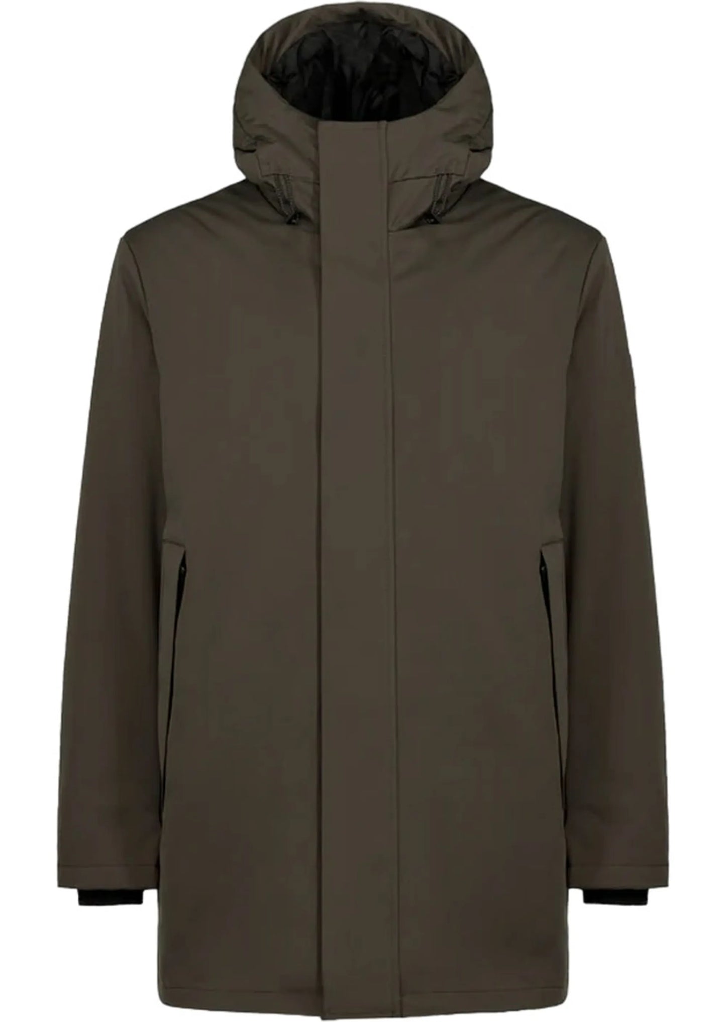 PEOPLE OF SHIBUYA Parka da uomo verdone imbottito in primaloft