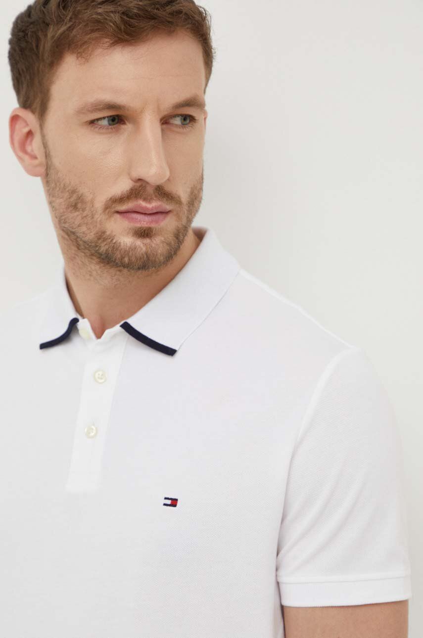 TOMMY HILFIGER Polo manche corte regular fit con scritta sottocollo