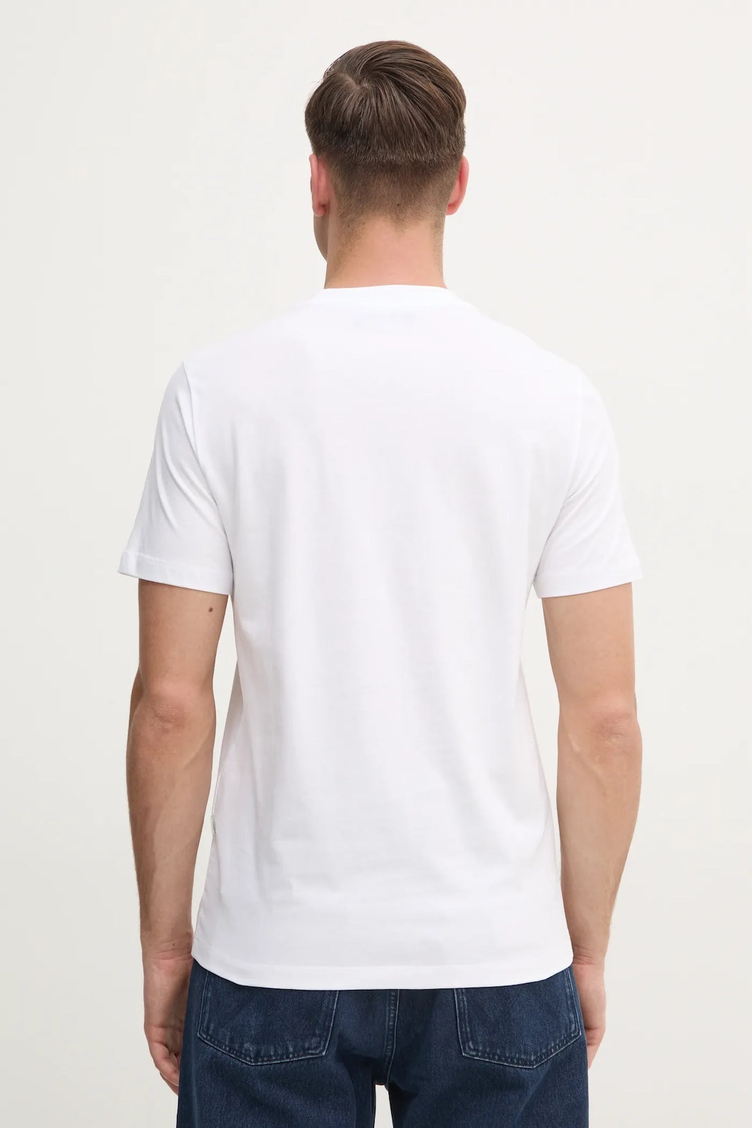 LIU JO T-Shirt uomo girocollo con logo faded frontale