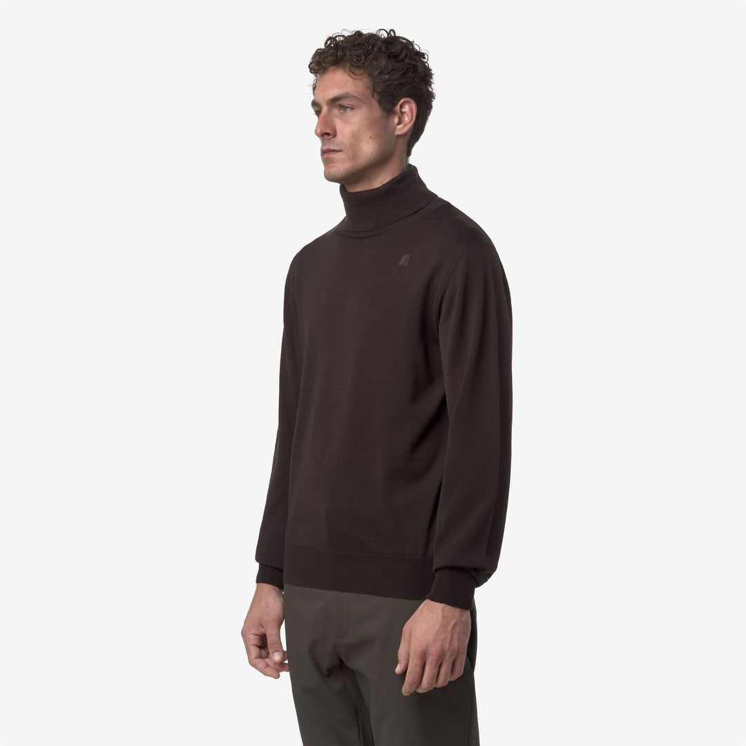 K-WAY Maglia dolcevita in 100%lana merino HENRY MERINO