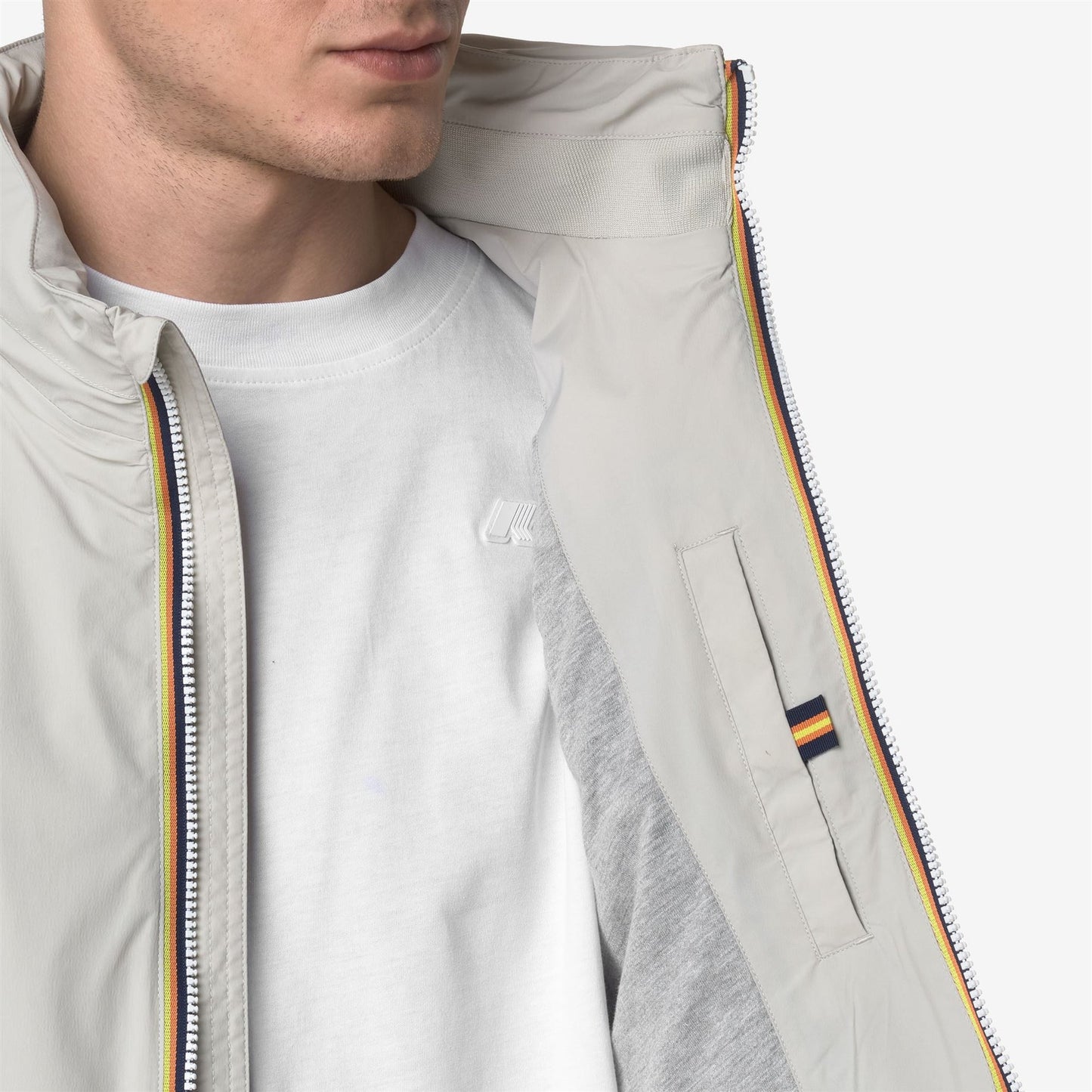 K-WAY Giubbotto smanicato VALEN STRETCH DOT impermeabile con fondo regolabile