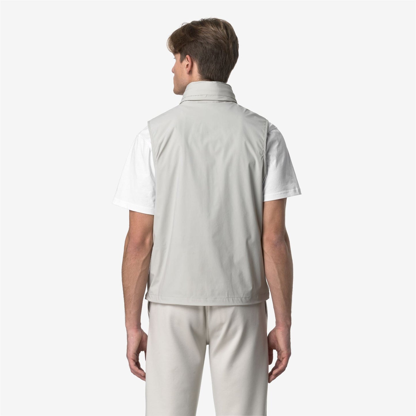 K-WAY Giubbotto smanicato VALEN STRETCH DOT impermeabile con fondo regolabile