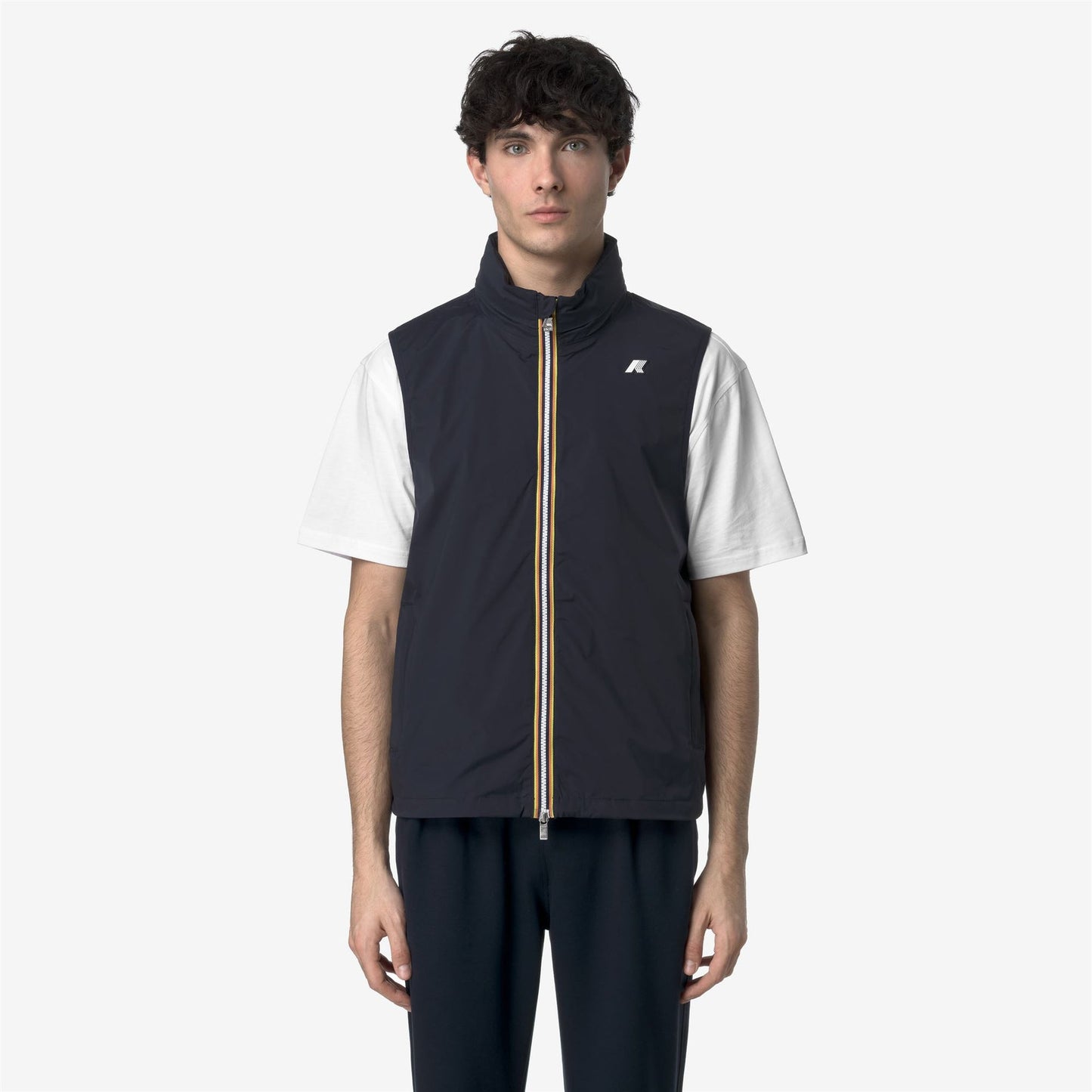 K-WAY Giubbotto smanicato VALEN STRETCH DOT impermeabile con fondo regolabile