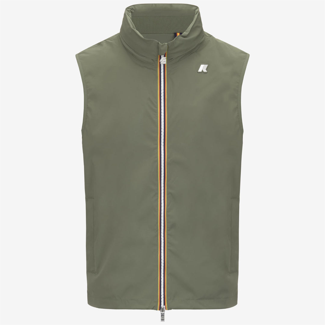 K-WAY Giubbotto smanicato VALEN STRETCH NYLON JERSEY impermeabile con fondo regolabile