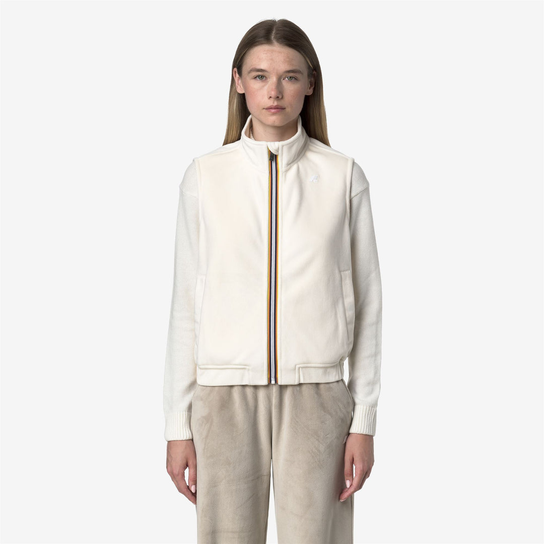 K-WAY Gilet in felpa donna in velour VIVIELME VELOUR POLAR