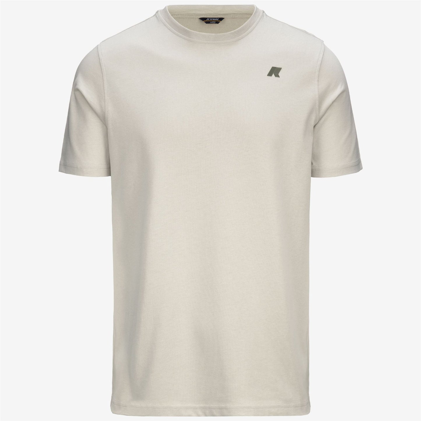 K-WAY T-shirt maniche corte uomo ODOM ASCII CODE JERSEY beige