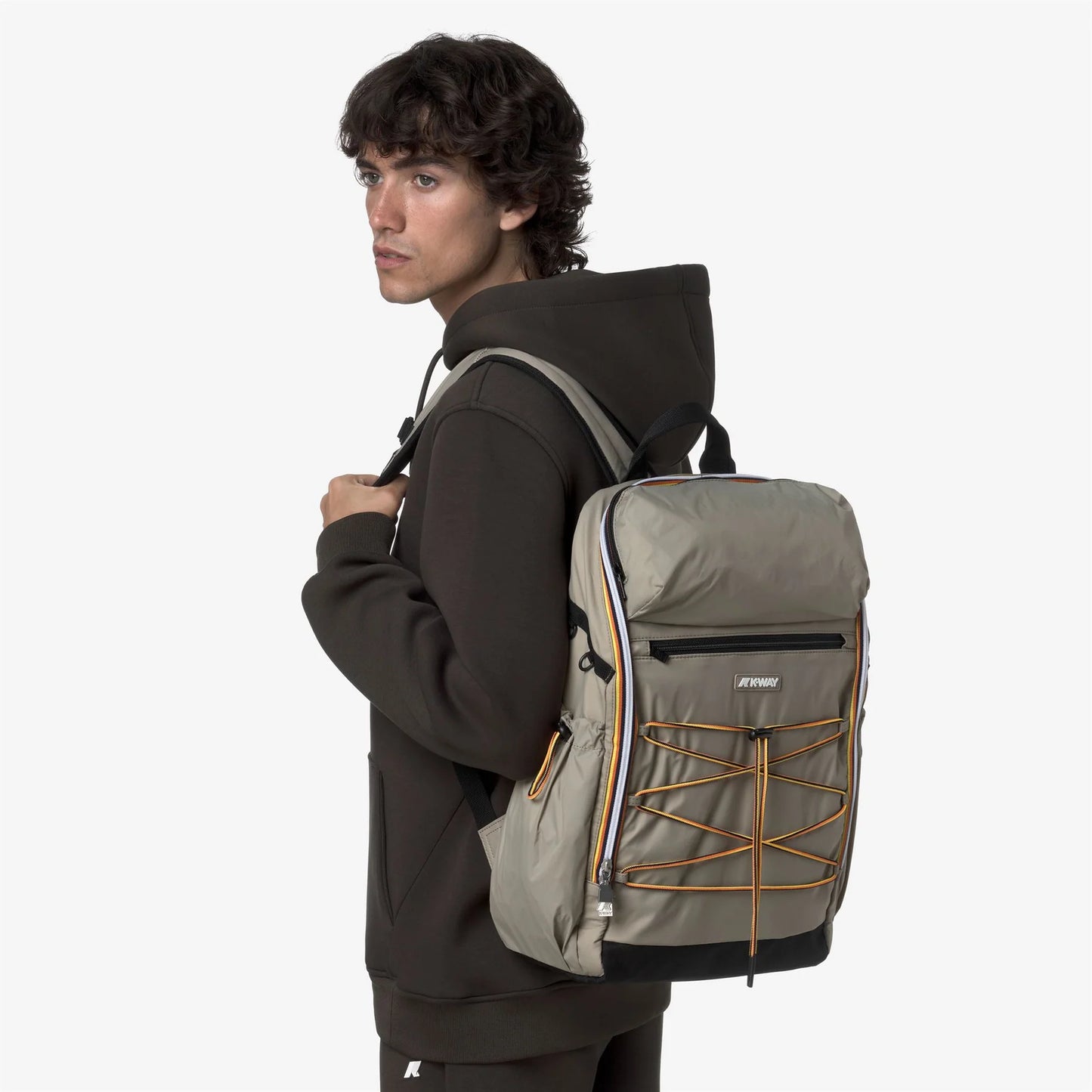 K-WAY Zaino in ripstop unisex con cordini elasticizzati iconici MONTE LIMAR