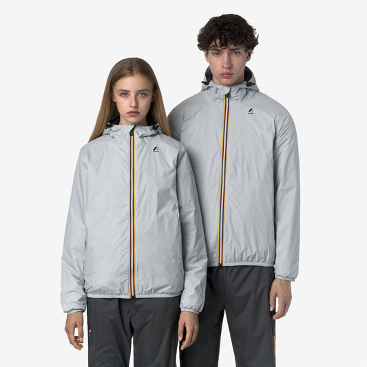 K-WAY Giubbotto unisex corto mezzo peso impermeabile con cappuccio LE VRAI 4.0 CLAUDE WARM