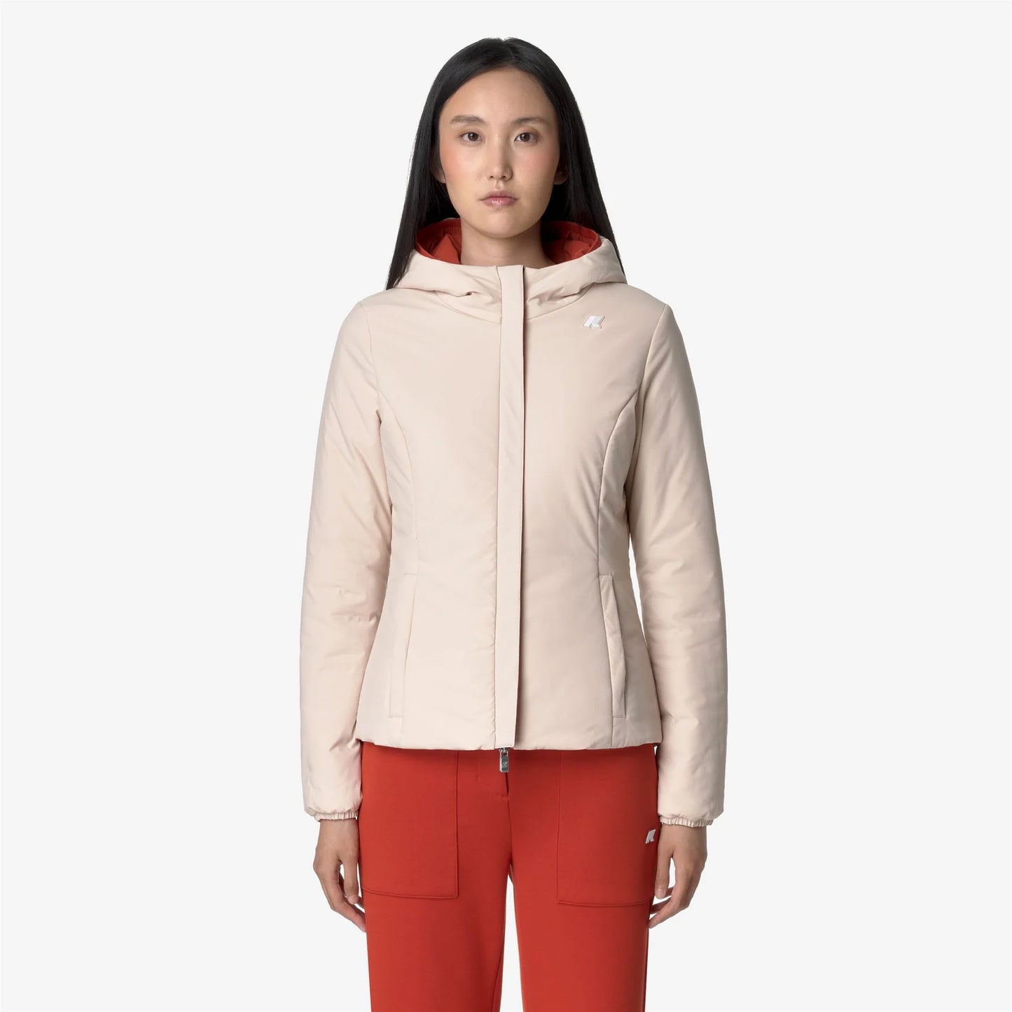 K-WAY Giubbotto donna corto reversibile LILY ST WARM DOUBLE