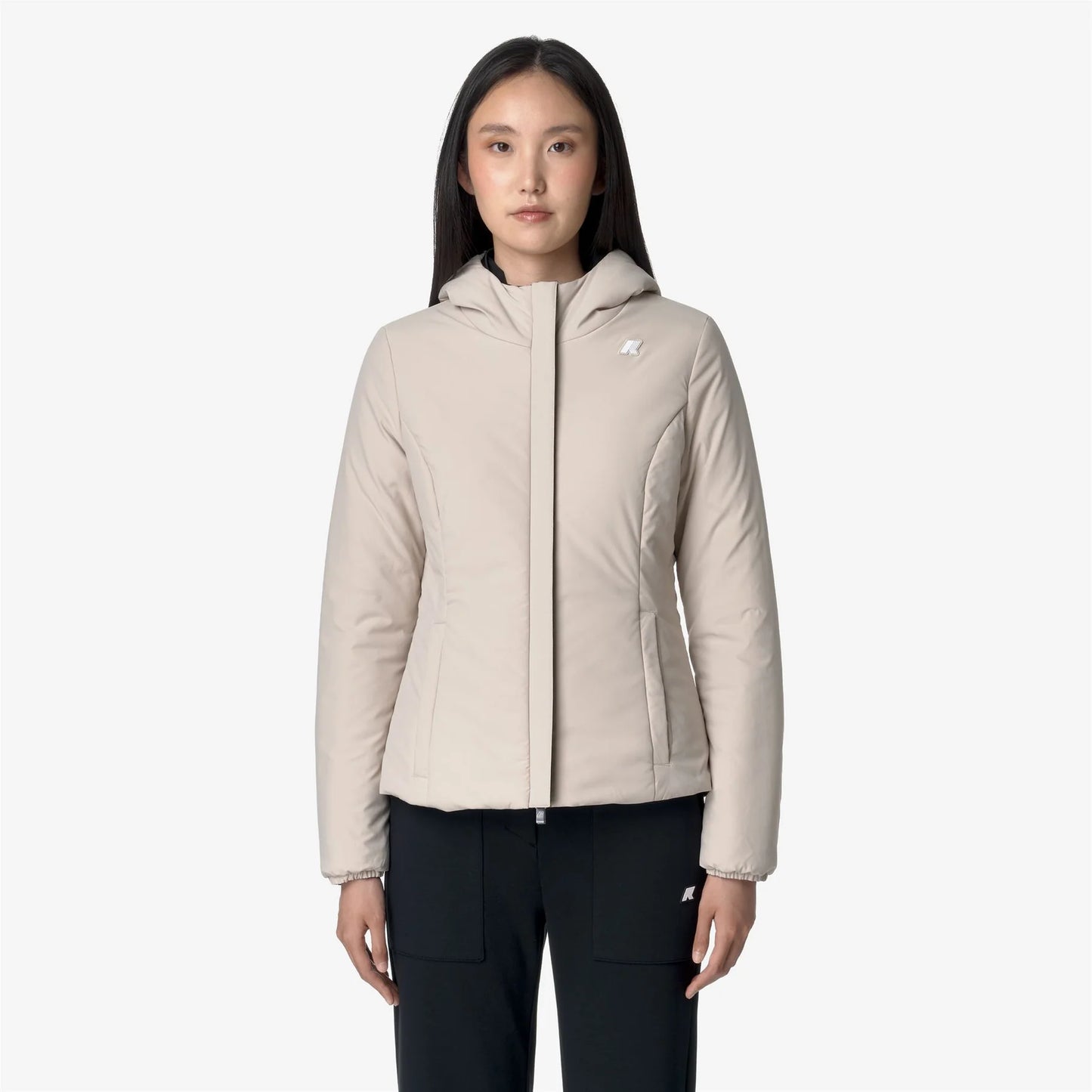 K-WAY Giubbotto donna corto reversibile LILY ST WARM DOUBLE