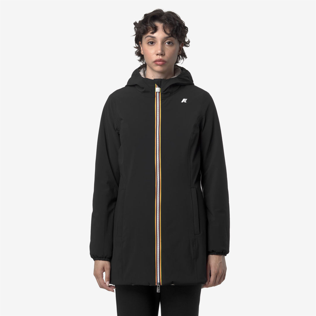 K-WAY Giubbotto mezza lunghezza donna reversibile DENISE ST WARM DOUBLE