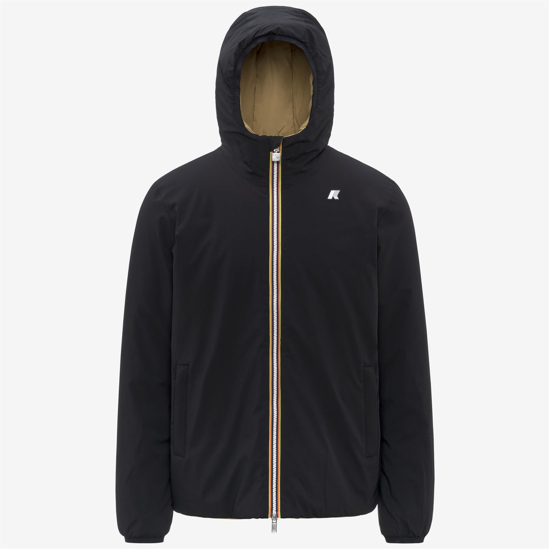 K-WAY Giubbotto invernale uomo reversibile con cappuccio JACK ST WARM DOUBLE