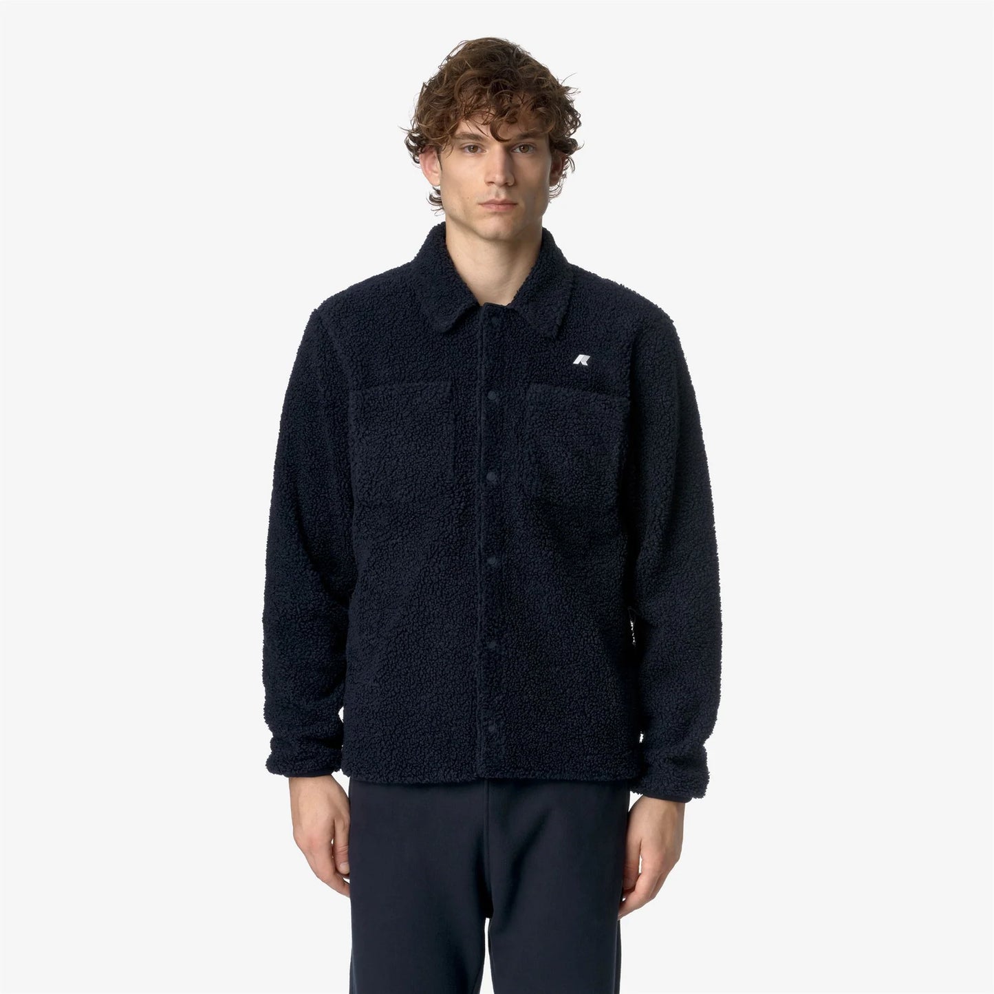 K-WAY Giacca overshirt in pile sherpa reversibile CAMERON SHERPA POLAR
