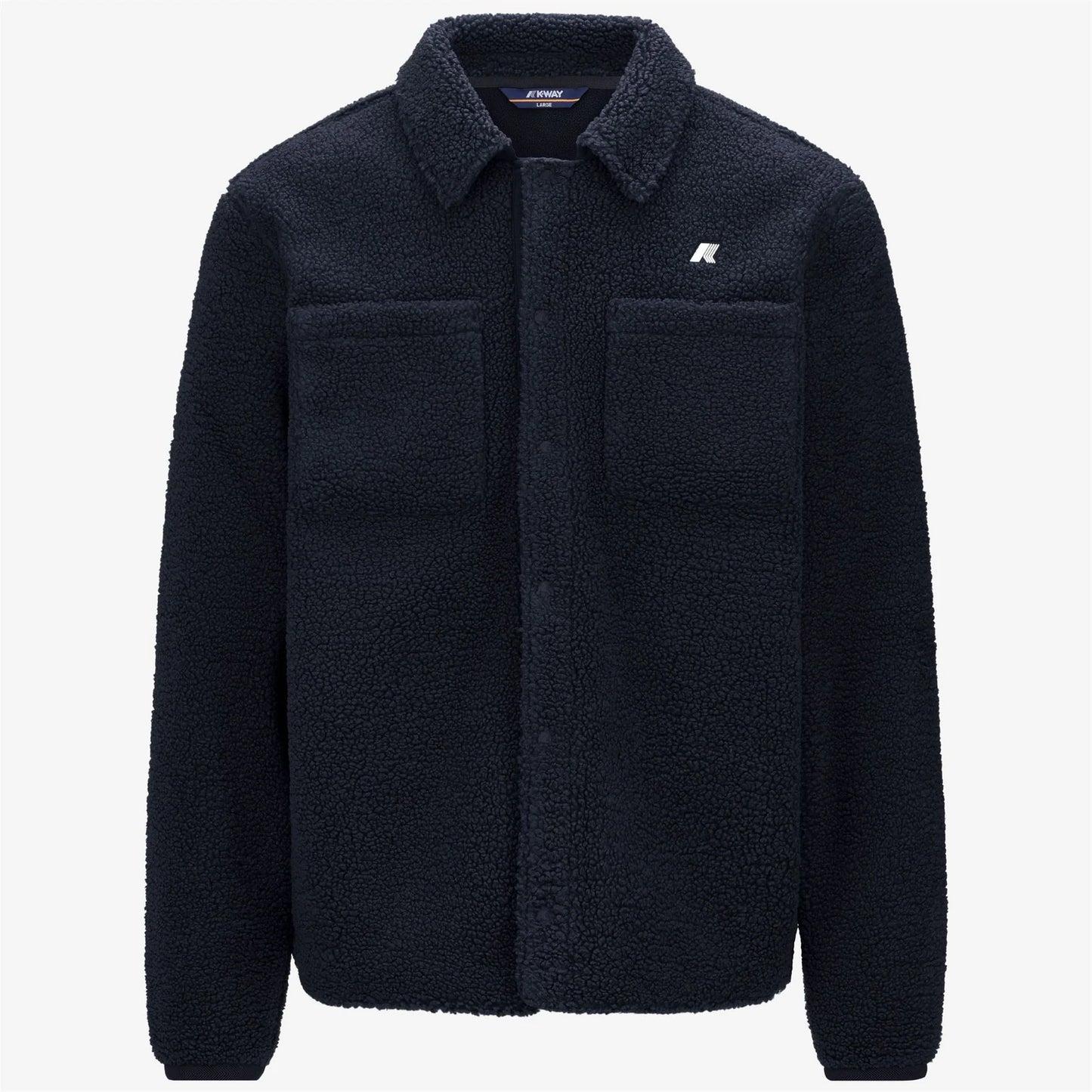 K-WAY Giacca overshirt in pile sherpa reversibile CAMERON SHERPA POLAR