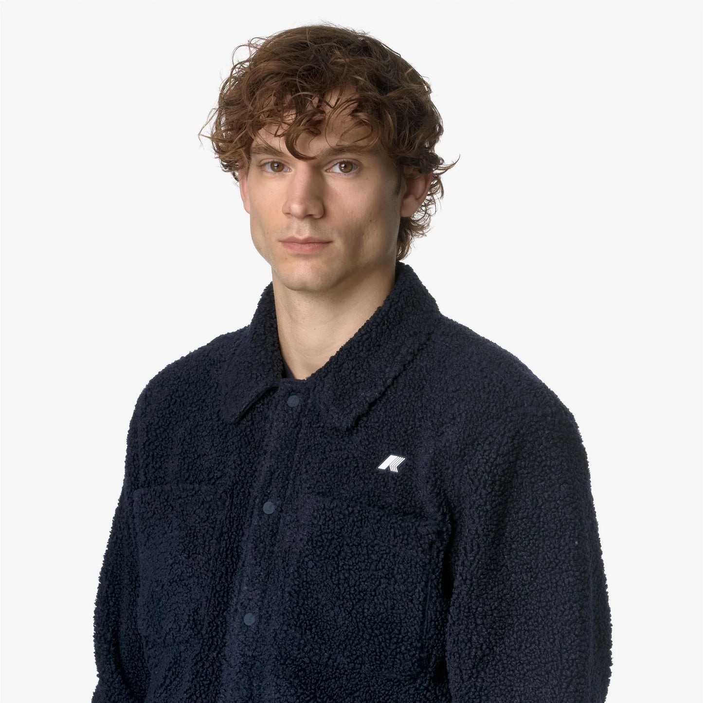 K-WAY Giacca overshirt in pile sherpa reversibile CAMERON SHERPA POLAR