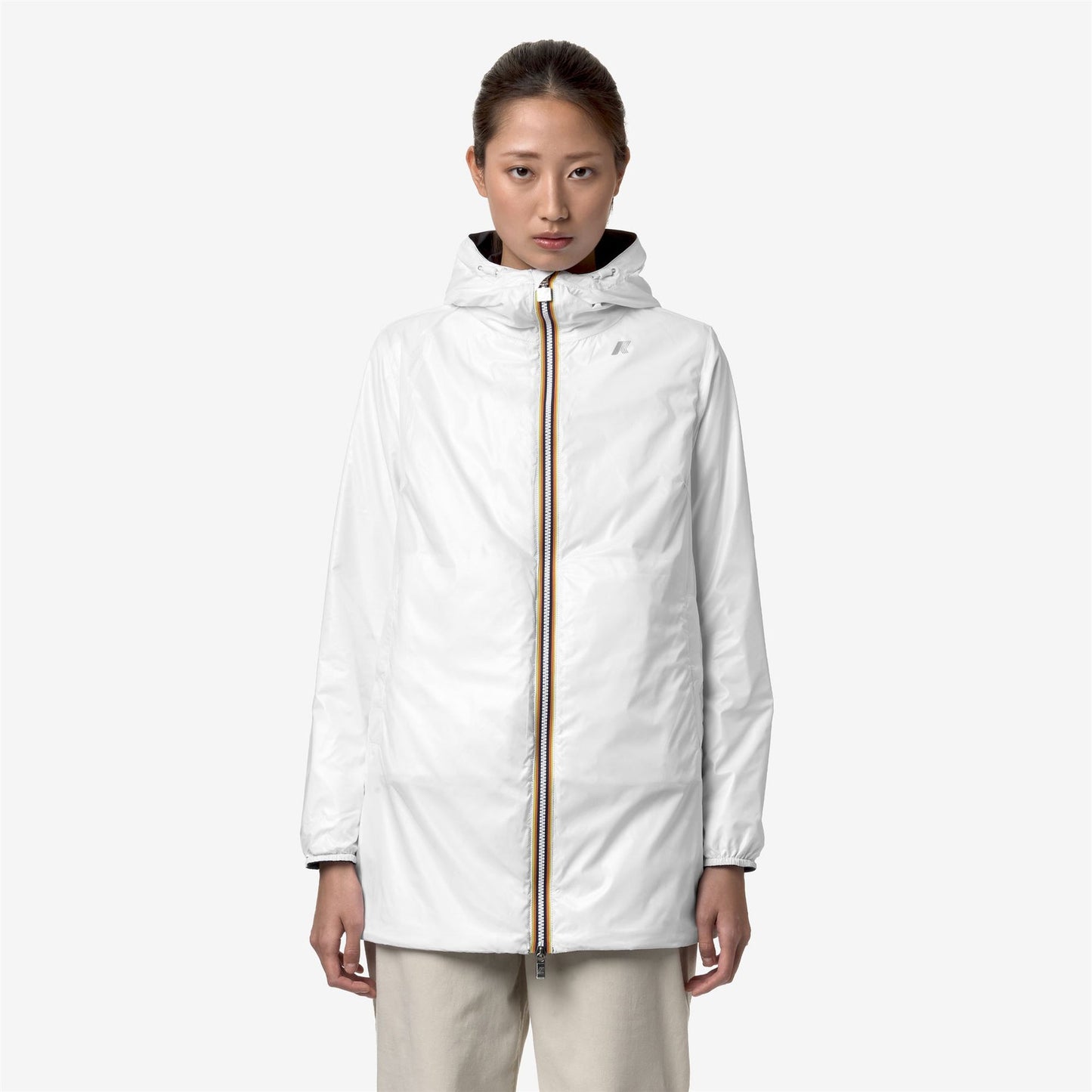 K-WAY Giubbotto donna tre quarti SOPHIE PLUS.2 DOUBLE reversibile