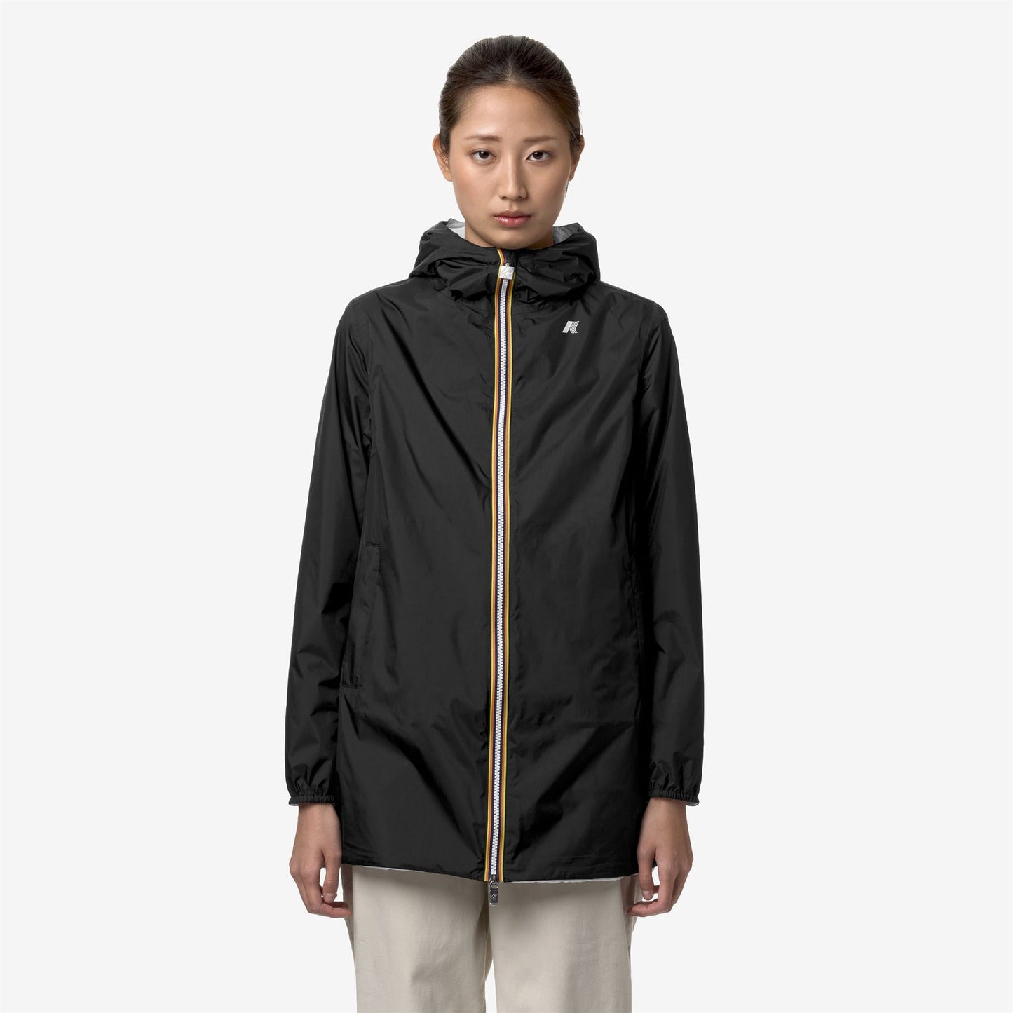 K-WAY Giubbotto donna tre quarti SOPHIE PLUS.2 DOUBLE reversibile