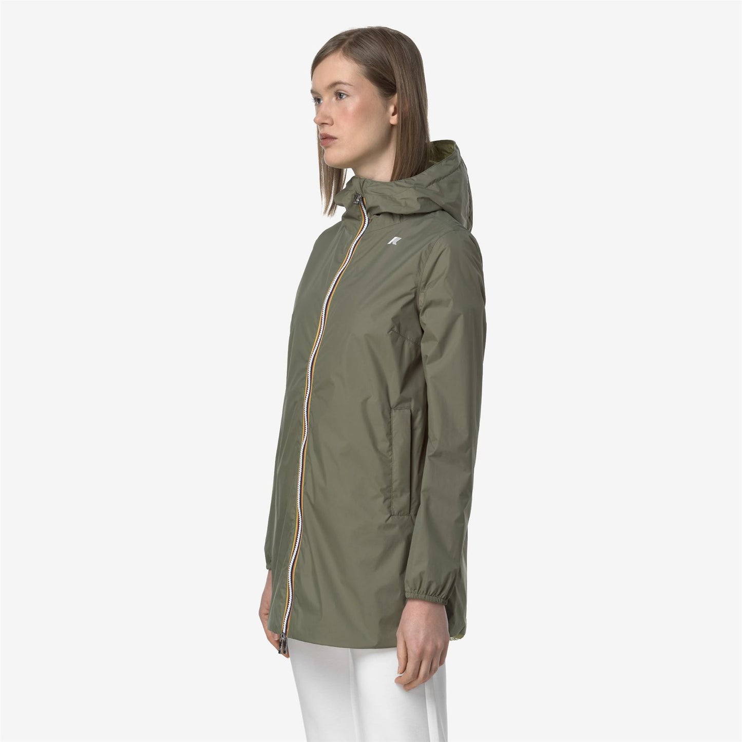 K-WAY Giubbotto donna tre quarti SOPHIE PLUS.2 DOUBLE reversibile
