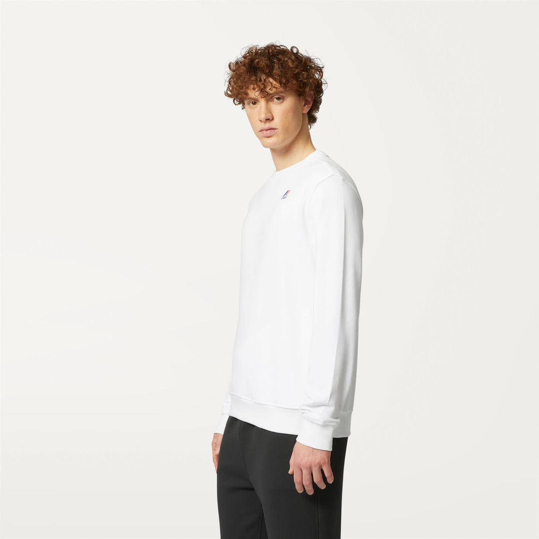 K-WAY Felpa LE VRAI AUGUSTE POLY COTTON girocollo con logo