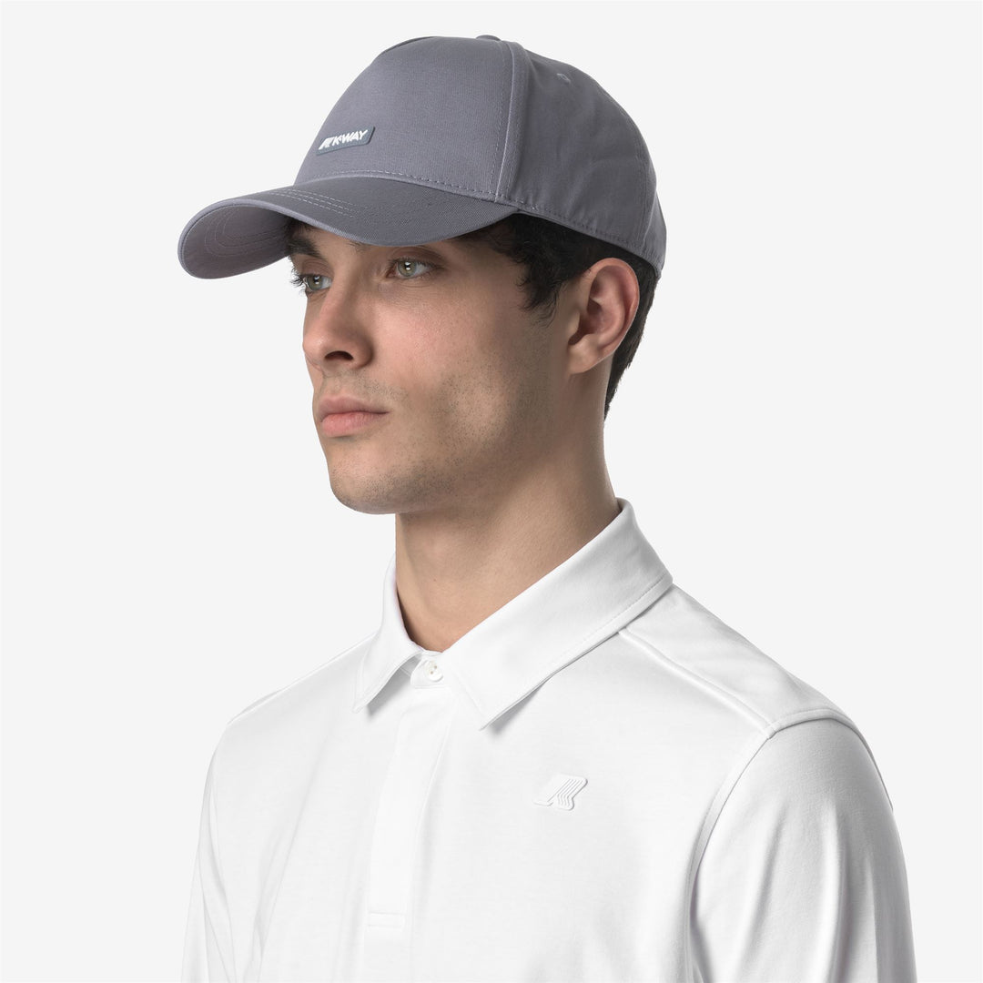 K-WAY Cappello da baseball ROB LETTERING in cotone con visiera