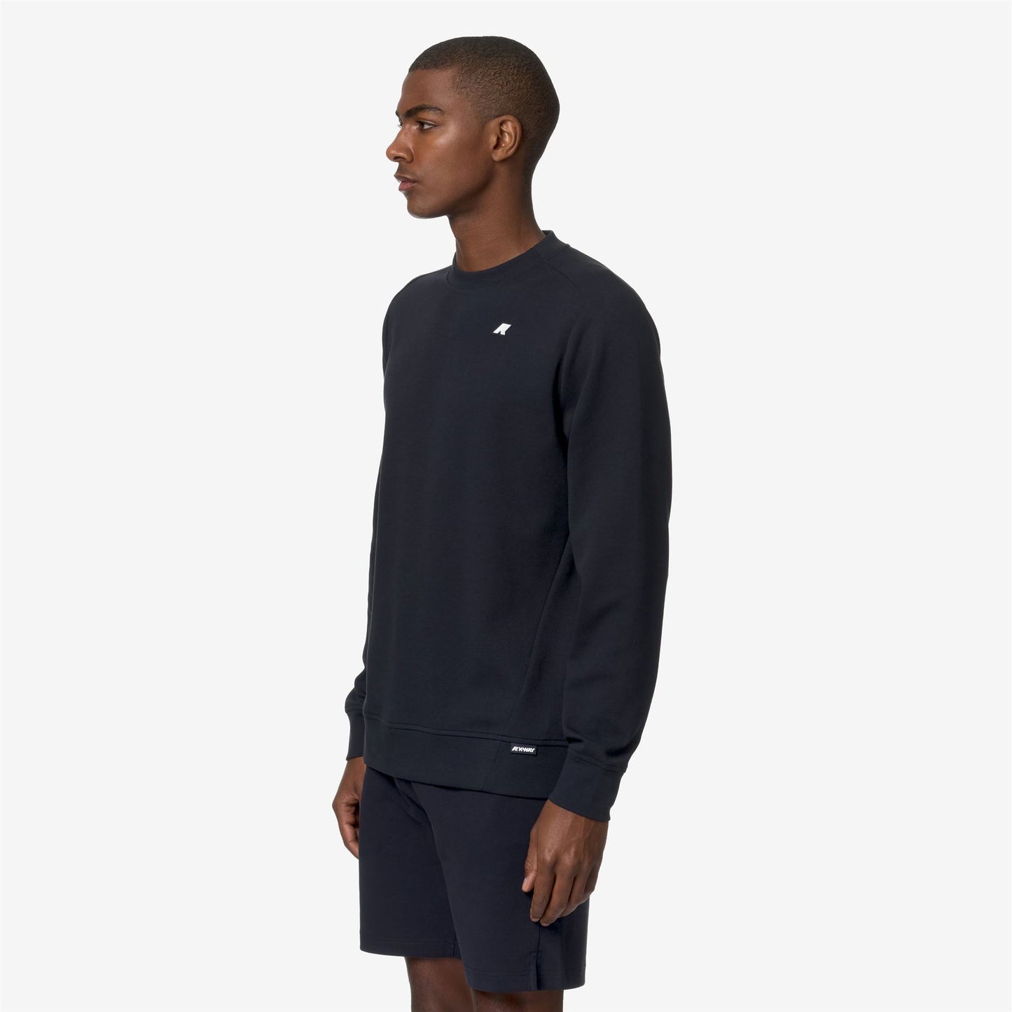 K-WAY Felpa uomo MEDINE INTERLOCK blu