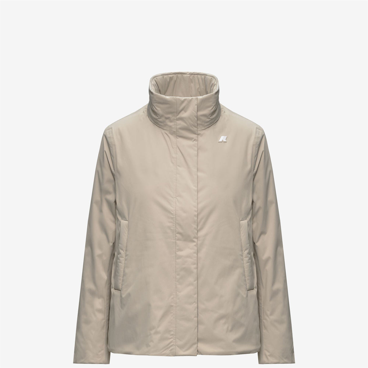 K-WAY Giubbotto donna con interno in marmotta MARLETTE TWILL SOFT BEAVER