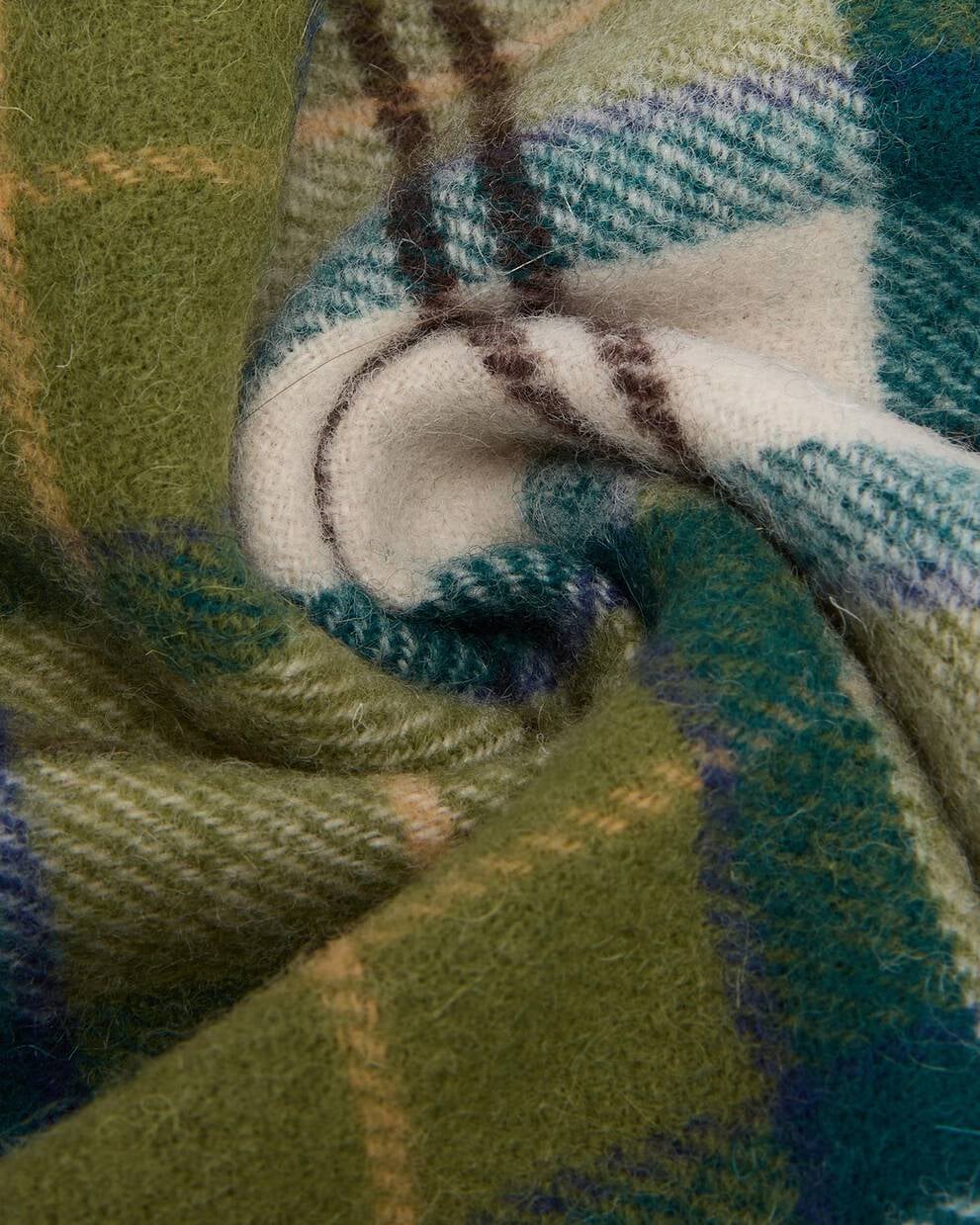 BARBOUR Sciarpa 100%lana TARTAN LAMBSWOOL SCARF