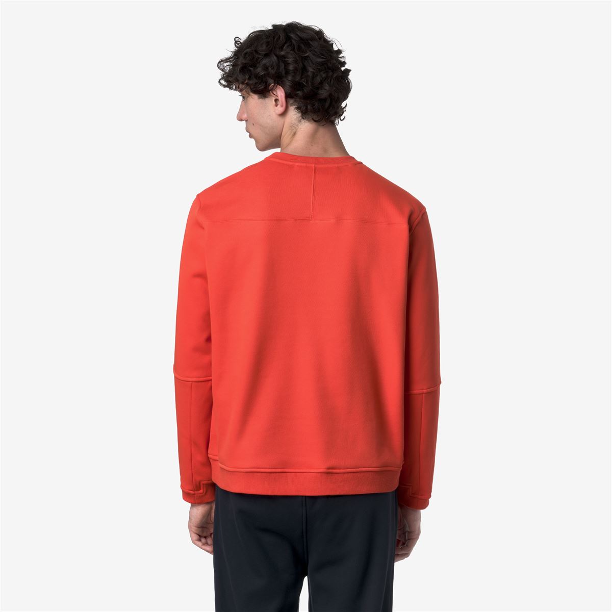 K-WAY Felpa girocollo unisex in tessuto tecnico NAEL BRUSHED PC