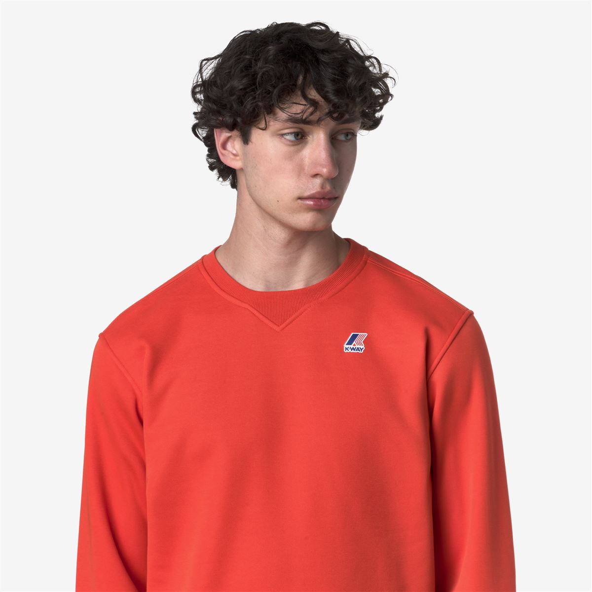 K-WAY Felpa girocollo unisex in tessuto tecnico NAEL BRUSHED PC