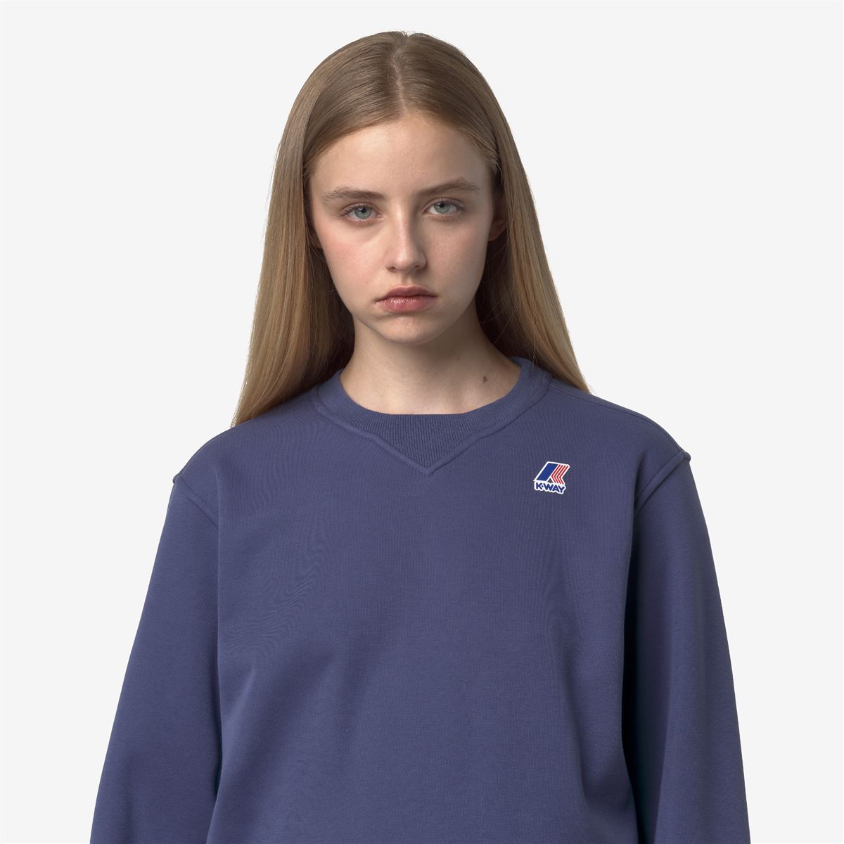 K-WAY Felpa girocollo unisex in tessuto tecnico NAEL BRUSHED PC