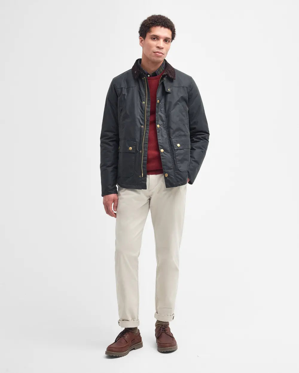BARBOUR Giacca in cotone cerato Reelin wax jacket