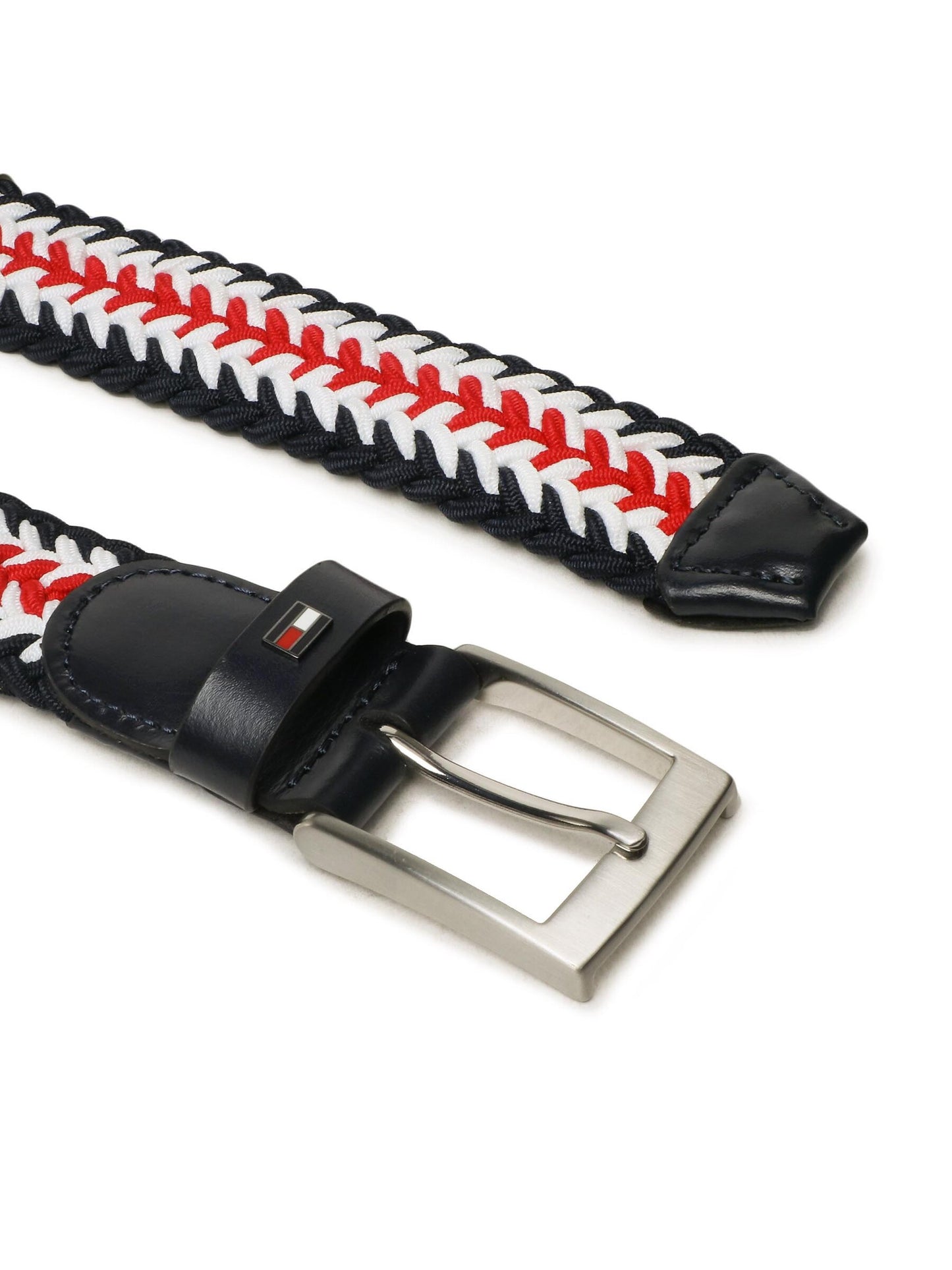 TOMMY HILFIGER Cintura intrecciata tricolore Adan 3.5 Elastic