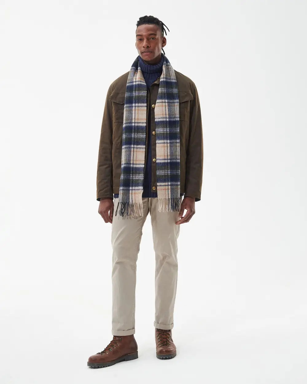 Barbour sciarpa new check tartan