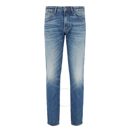 EMPORIO ARMANI Jeans gamba slim vita media lavaggio medio