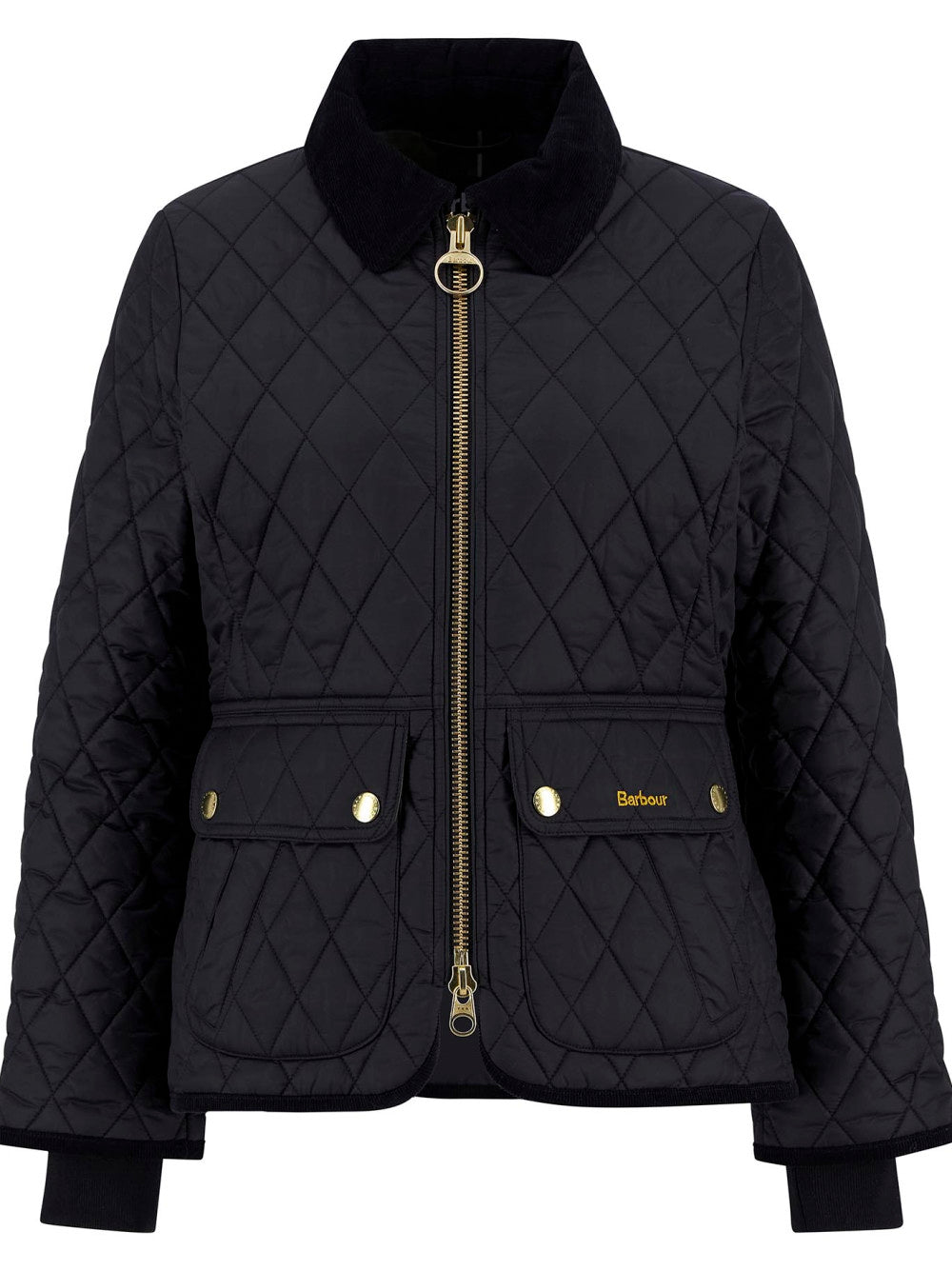 BARBOUR Giubbotto trapuntato FITTED BEADNELL QUILT NERO