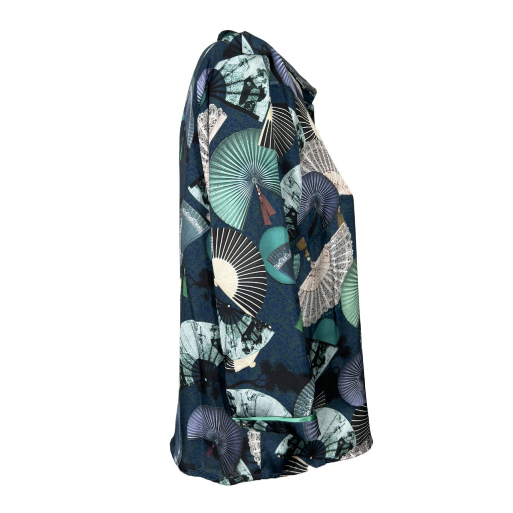 IL THE DELLE 5 Camicia spoon stampa ventagli