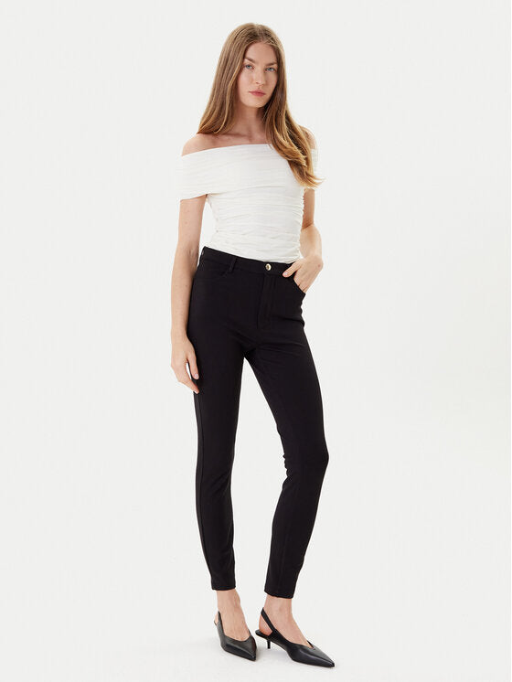 LIU JO Pantaloni donna elasticizzati effetto push up gamba skinny